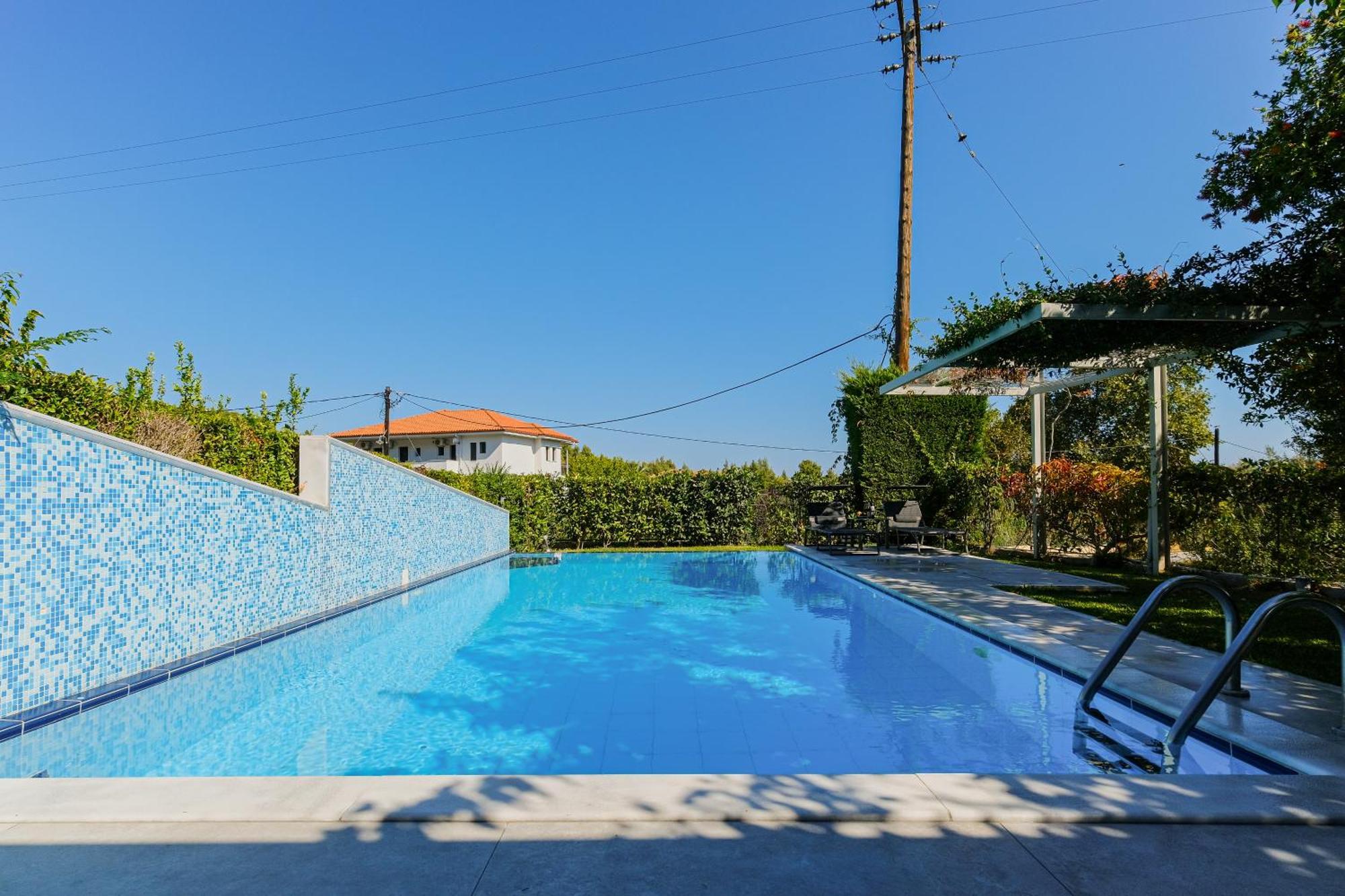 Deluxe Chrousso Pool Villa Paliouri Extérieur photo