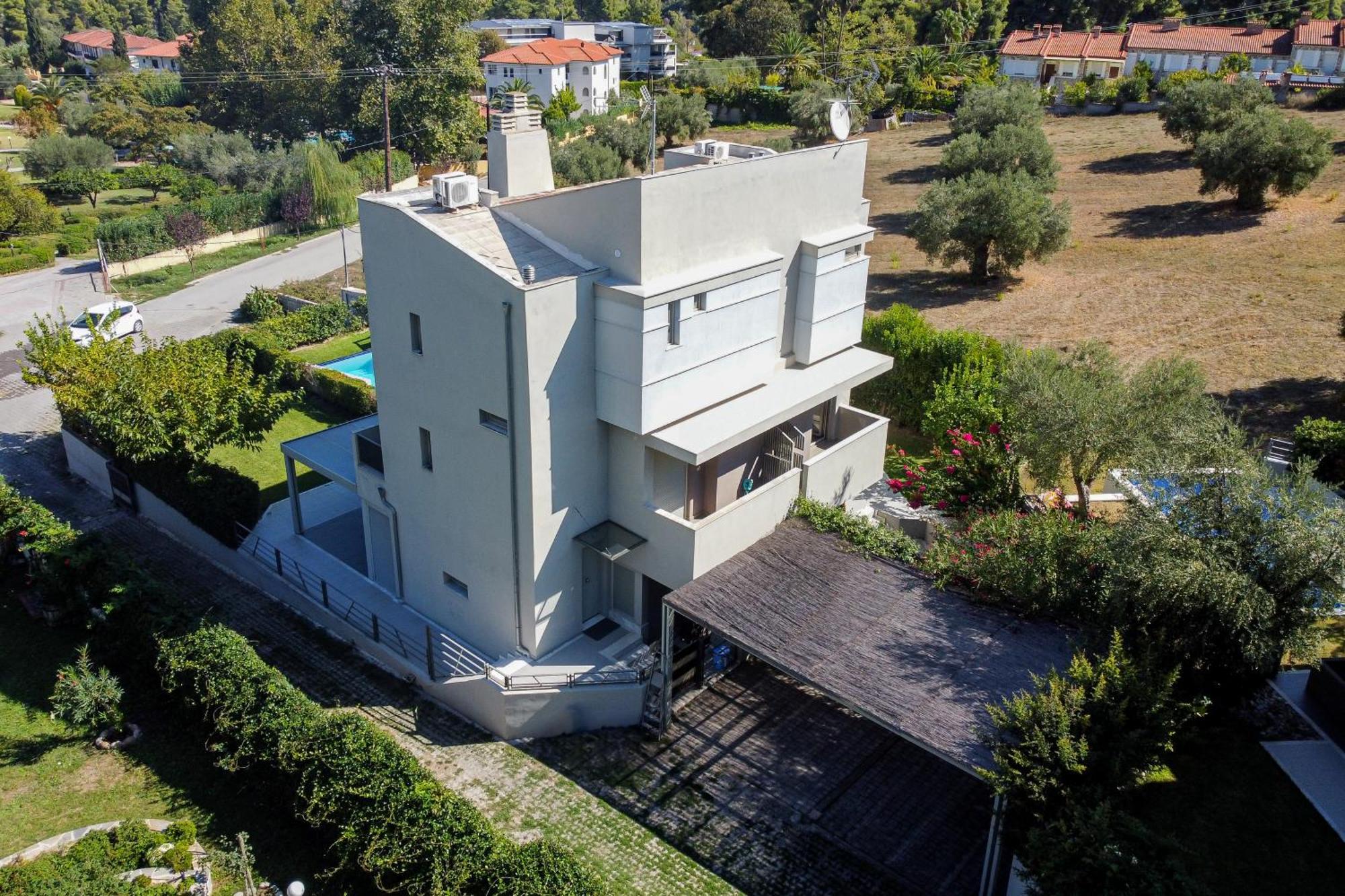 Deluxe Chrousso Pool Villa Paliouri Extérieur photo