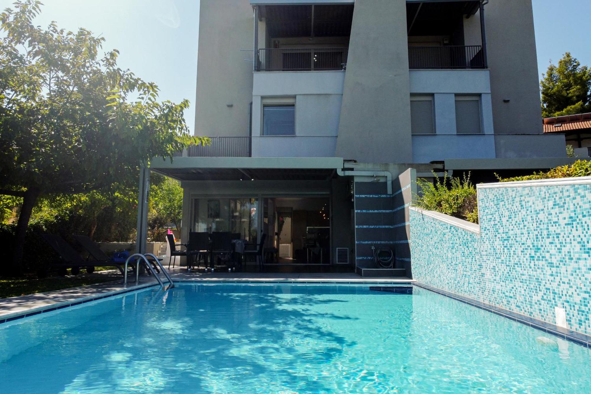 Deluxe Chrousso Pool Villa Paliouri Extérieur photo