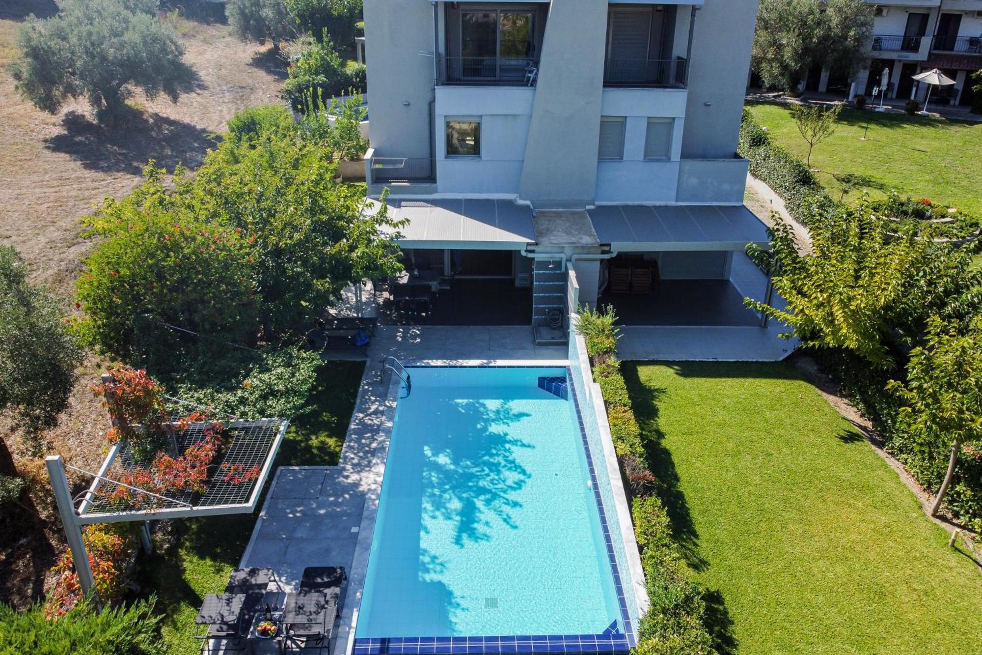 Deluxe Chrousso Pool Villa Paliouri Extérieur photo